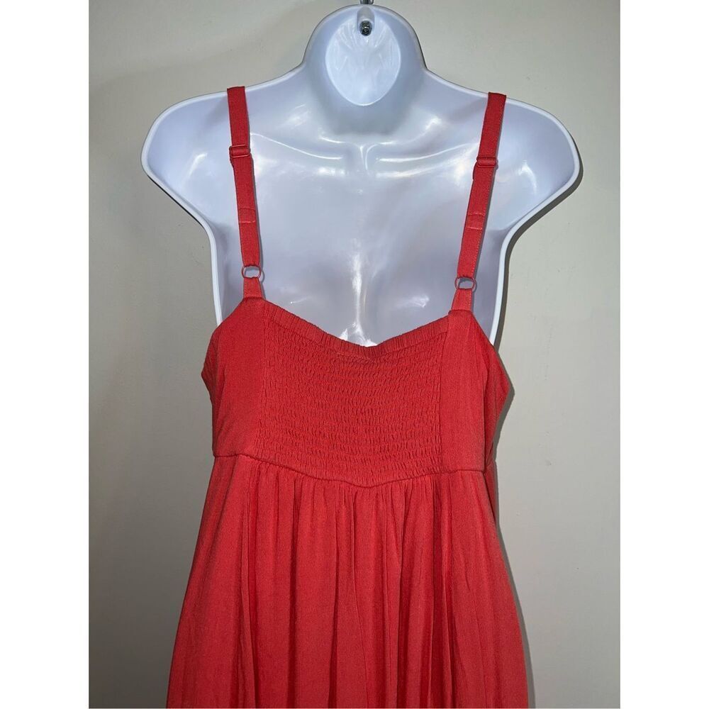 Torrid Midi Textured Woven Button-Front Dress Sz 1 - image 6